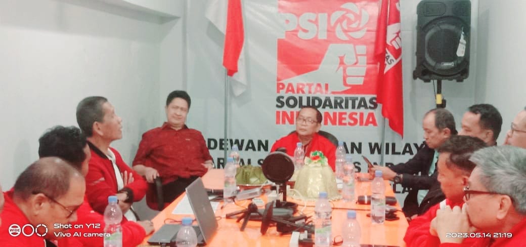 Sejumlah Petinggi DPP PSI Silaturahmi ke DPW PSI Sulsel