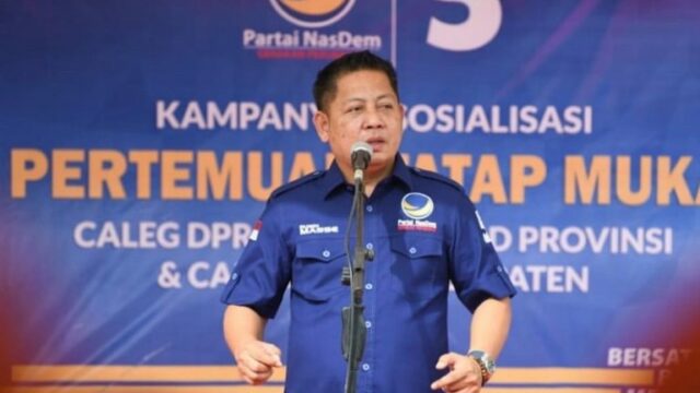 Ketua Dewan Pimpinan Wilayah (DPW) Partai NasDem Sulawesi Selatan (Sulsel) Rusdi Masse Mappasessu (RMS)
