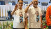 Pasangan Amri Rahman Kenakan Baju Kaos Anime Kakashi Saat Pengambilan Nomor Urut