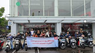 Asmo Sulsel Ajak Jurnalis Makassar Jajal Honda EV dalam Rolling City Ramah Lingkungan