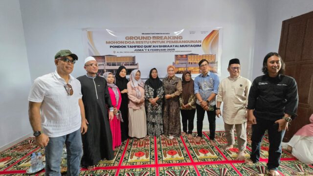 Ground Breaking Pembangunan Pondok Tahfidz Shiraathal Mustaqiim Makassar